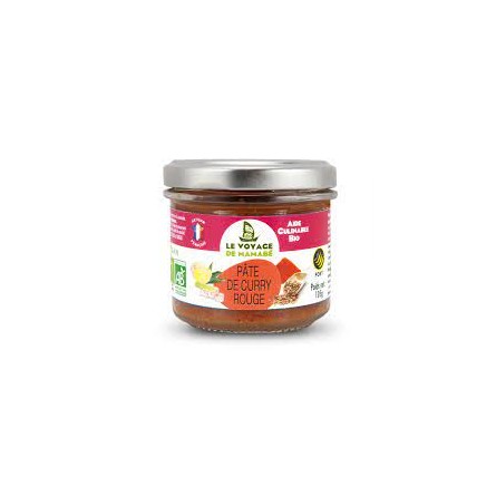 PAte de curry rouge fort 105g france