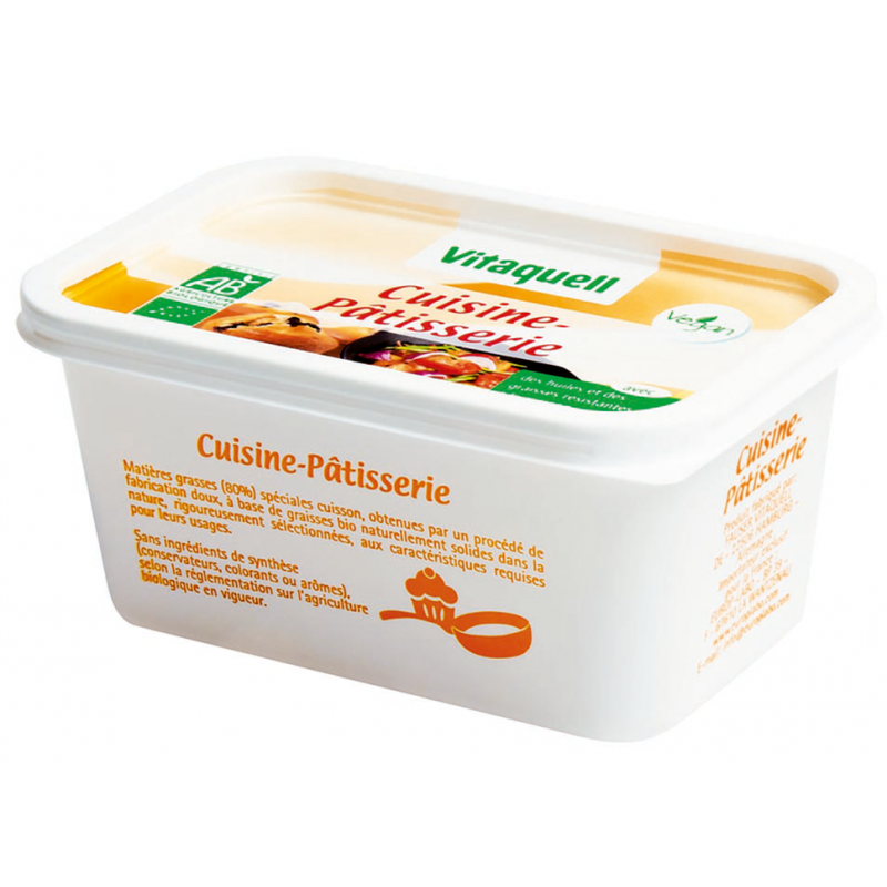 Margarine végétale Cuisine Pâtisserie 500 gr BIO